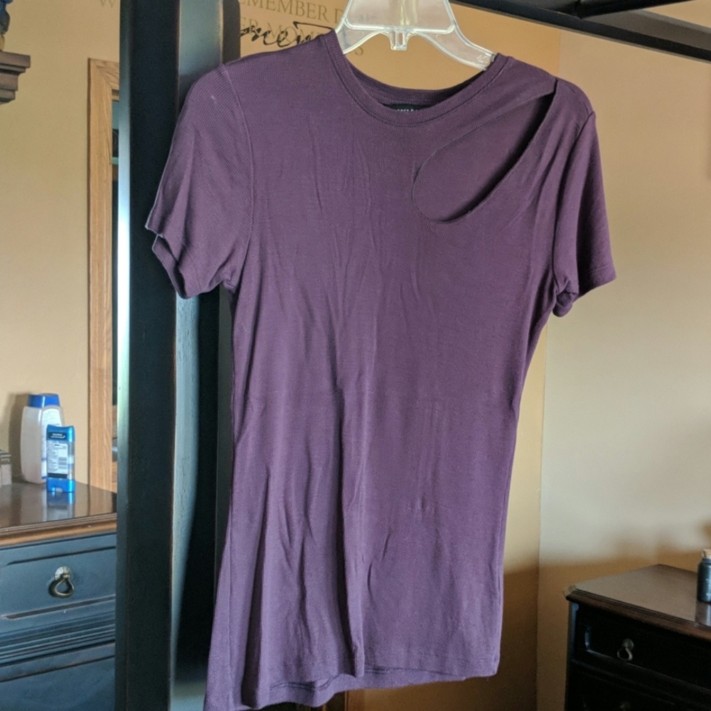 Rock & republic purple tee